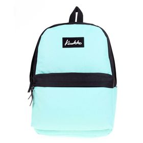 Kaukko K1415 Basic Colors Mint Siyah Sırt Çantası