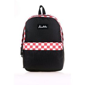 Kaukko K1417 Kırmızı Check Basic Colors Sırt Çantası