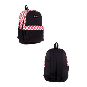 Kaukko K1417 Kırmızı Check Basic Colors Sırt Çantası