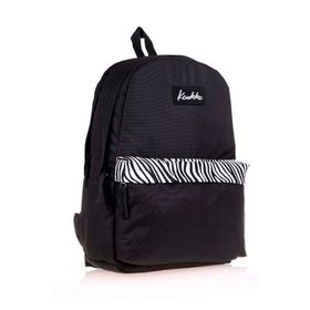 Kaukko K1419 Siyah Zebra Basic Colors Sırt Çantası