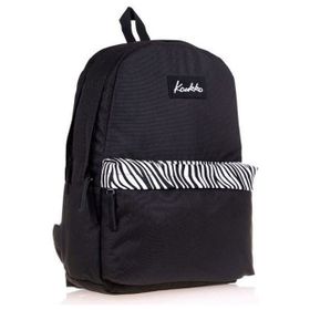 Kaukko K1419 Siyah Zebra Basic Colors Sırt Çantası
