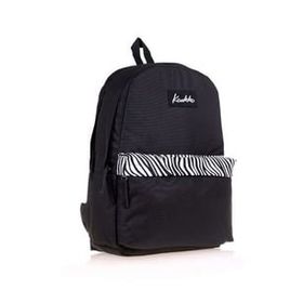 Kaukko K1419 Siyah Zebra Basic Colors Sırt Çantası