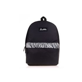 Kaukko K1419 Siyah Zebra Basic Colors Sırt Çantası