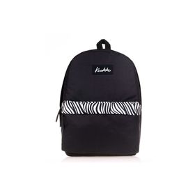 Kaukko K1419 Siyah Zebra Basic Colors Sırt Çantası