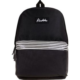 Kaukko K1420 Basic Colors Siyah Stripe Sırt Çantası