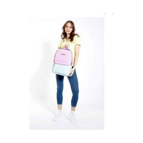 Kaukko K1493 Soft Floral Vıolet Bayan Sırt Çantası