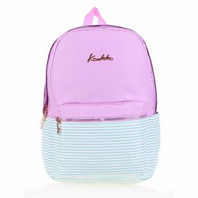 Kaukko K1493 Soft Floral Vıolet Bayan Sırt Çantası