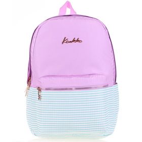 Kaukko K1493 Soft Floral Vıolet Bayan Sırt Çantası