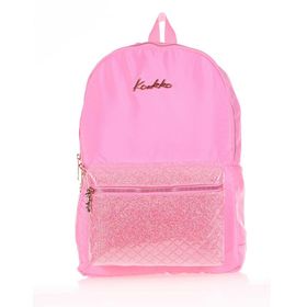 Kaukko K1516 Bright Kapitone Pembe Sırt Çantası