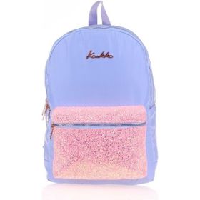 Kaukko K1521 Bright Taşlı Floral Mavi Sırt Çantası