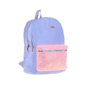Kaukko K1521 Bright Taşlı Floral Mavi Sırt Çantası