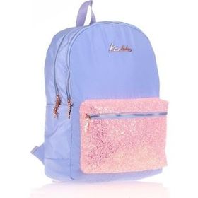 Kaukko K1521 Bright Taşlı Floral Mavi Sırt Çantası