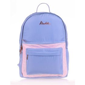 Kaukko K1538 Simli Floral Mavi Magical Sırt Çantası