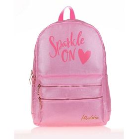 Kaukko K1564 Pembe Sparkle Sırt Çantası