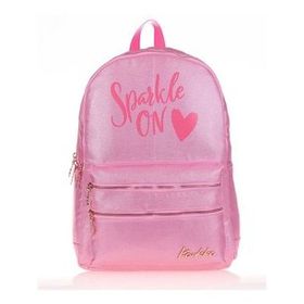 Kaukko K1564 Pembe Sparkle Sırt Çantası