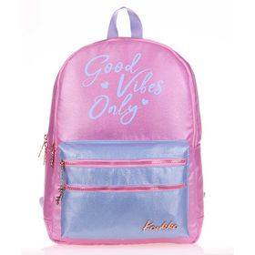 Kaukko K1567 Sparkle Duble Pembe Sırt Çantası