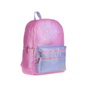 Kaukko K1567 Sparkle Duble Pembe Sırt Çantası