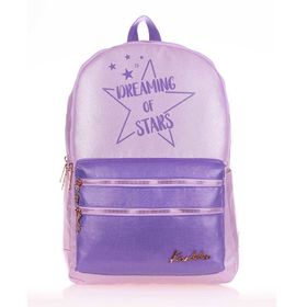 Kaukko K1568 Duble Lila Sparkle Sırt Çantası
