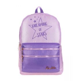 Kaukko K1568 Duble Lila Sparkle Sırt Çantası