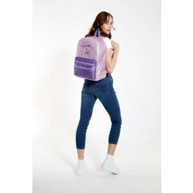 Kaukko K1568 Duble Lila Sparkle Sırt Çantası