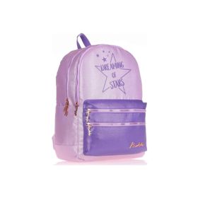 Kaukko K1568 Duble Lila Sparkle Sırt Çantası