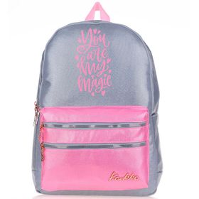 Kaukko K1569 Sparkle Duble Gri Sırt Çantası