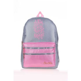 Kaukko K1569 Sparkle Duble Gri Sırt Çantası
