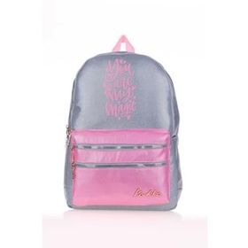 Kaukko K1569 Sparkle Duble Gri Sırt Çantası