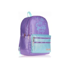 Kaukko K1571 Sparkle Duble Koyu Lila Sırt Çantası