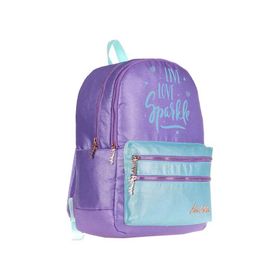 Kaukko K1571 Sparkle Duble Koyu Lila Sırt Çantası