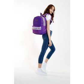 Kaukko K1583 Magic Gloss Mor Sırt Çantası