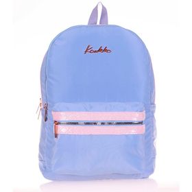 Kaukko K1586 Magic Gloss Floral Mavi Sırt Çantası