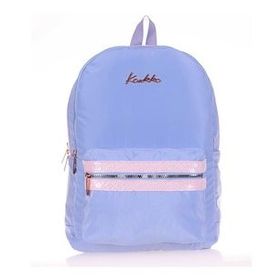 Kaukko K1586 Magic Gloss Floral Mavi Sırt Çantası