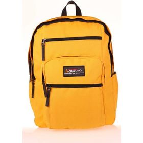Kaukko K1610 Sarı Full Pocket Okul Sırt Çantası