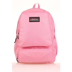 Kaukko K1625 Açık Pembe Double Pack Okul Sırt Çantası
