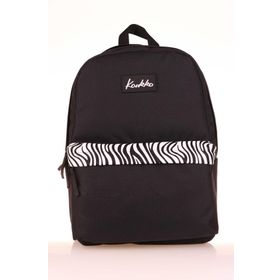 Kaukko K1626 Siyah Zebra Basic Colors Okul Sırt Çantası
