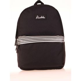 Kaukko K1627 Siyah Stripe Basic Colors Okul Sırt Çantası