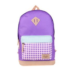 Kaukko K1646 Plaid Lila Wichlight Sırt Çantası