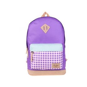 Kaukko K1646 Plaid Lila Wichlight Sırt Çantası