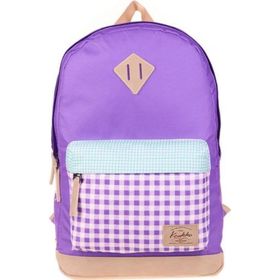 Kaukko K1646 Plaid Lila Wichlight Sırt Çantası