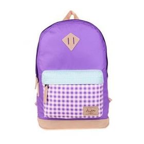 Kaukko K1646 Plaid Lila Wichlight Sırt Çantası