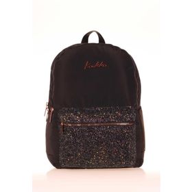Kaukko K1647 Taşlı Siyah Bright Sırt Çantası