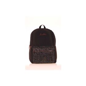 Kaukko K1647 Taşlı Siyah Bright Sırt Çantası