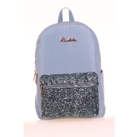 Kaukko K1649 Taşlı Gri Bright Sırt Çantası