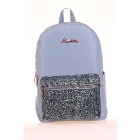 Kaukko K1649 Taşlı Gri Bright Sırt Çantası