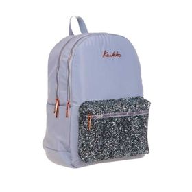 Kaukko K1649 Taşlı Gri Bright Sırt Çantası