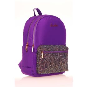 Kaukko K1652 Taşlı Mor Bright Sırt Çantası