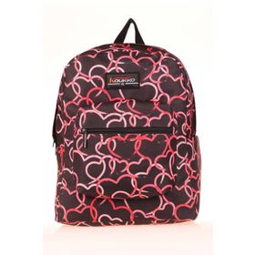 Kaukko K1673 Black Hearts Spring Sırt Çantası