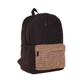 Kaukko K1716 Black Wicker Sırt Çantası