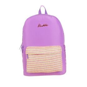Kaukko K1718 Lilac Wicker Sırt Çantası
